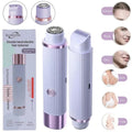 2-in-1  Double head  Electric Shaver & Trimmer for Women | USB Rechargeable Double-Head Hair Remover for Face, Eyebrows, Bikini & Body